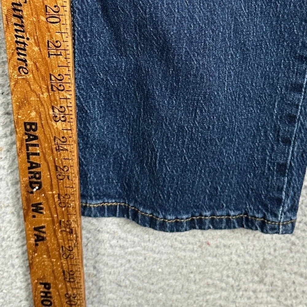 Levis 541 Jeans Mens 38X29 Blue Athletic Fit Tapered Distressed Stretch Denim